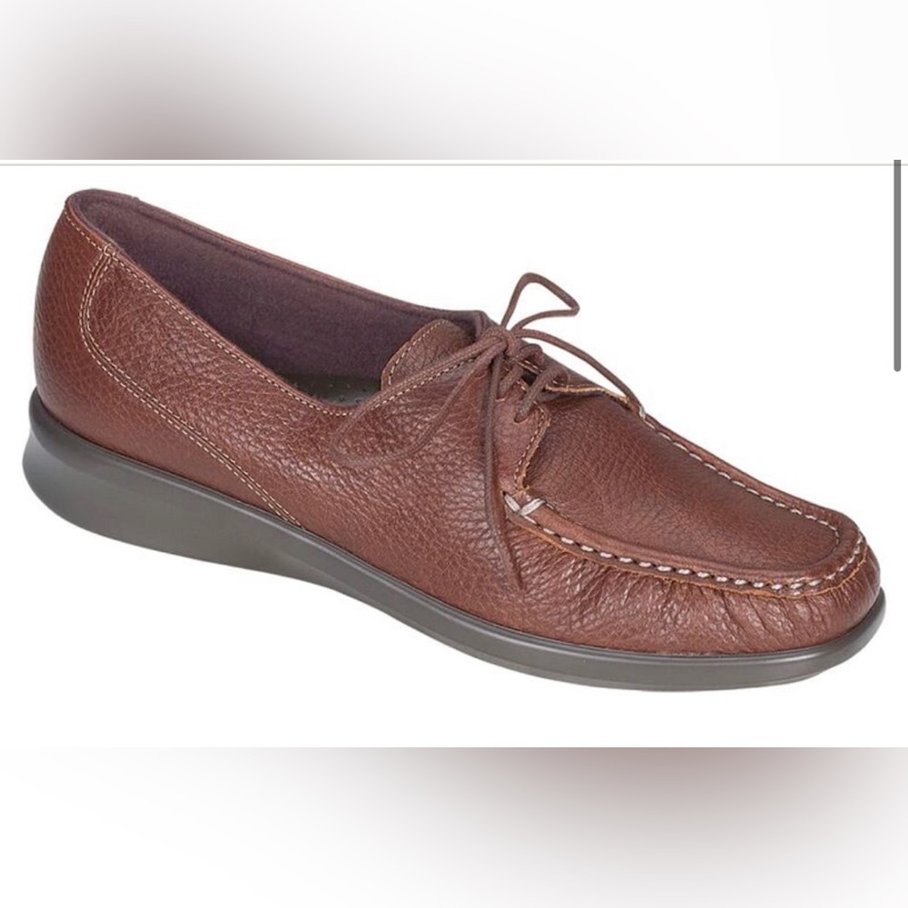 NWOT SAS Petra Brown Lace Up